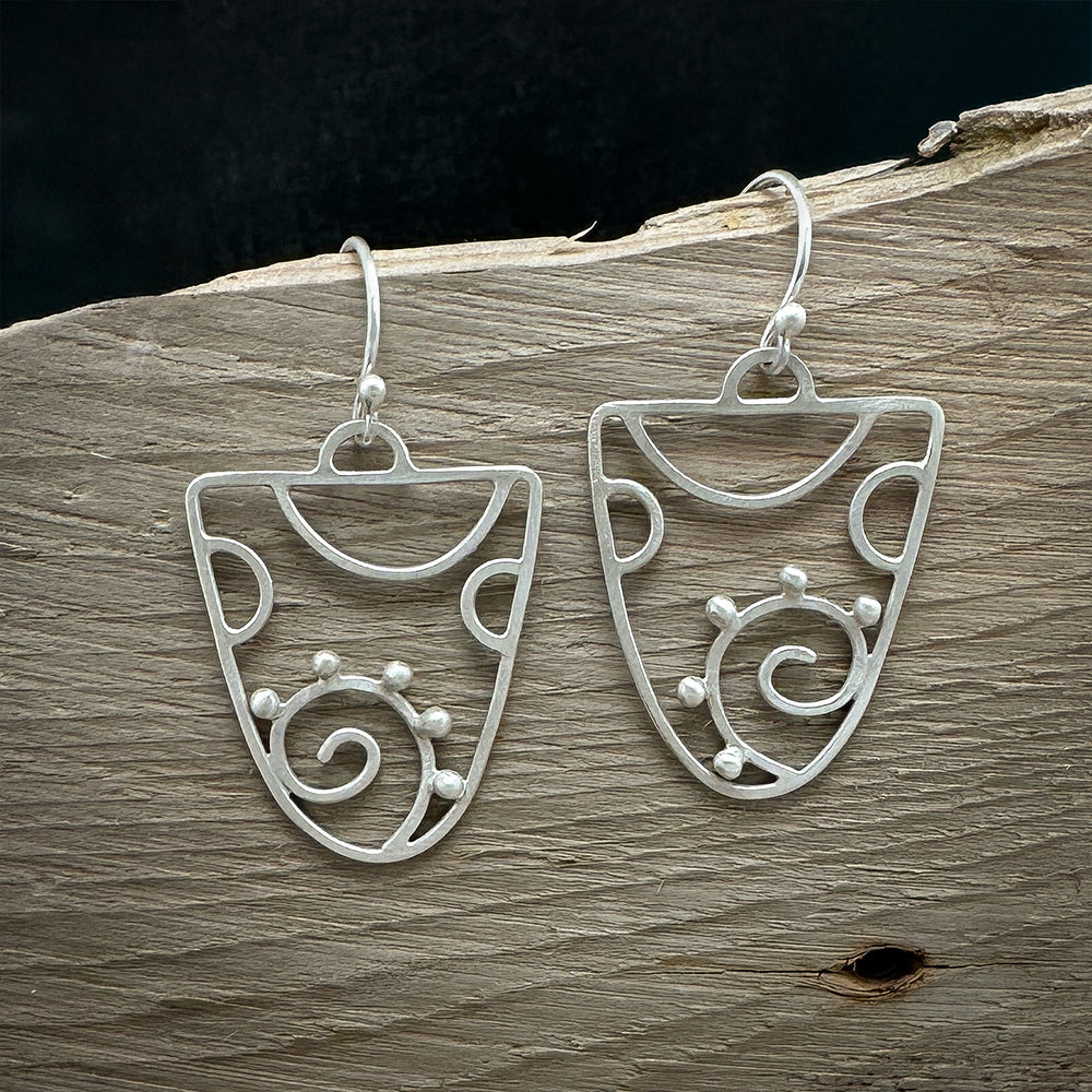 OOAK Silhouette Evolution Earrings