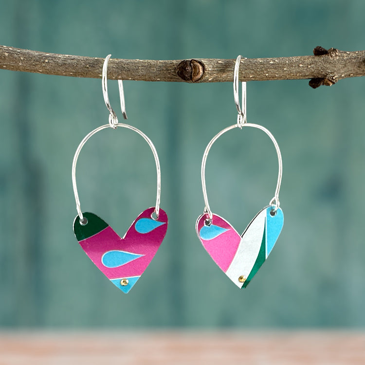 Elevate Heart Earrings