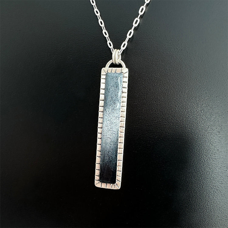 Stand Tall Hand Colored Grayscale Pendant