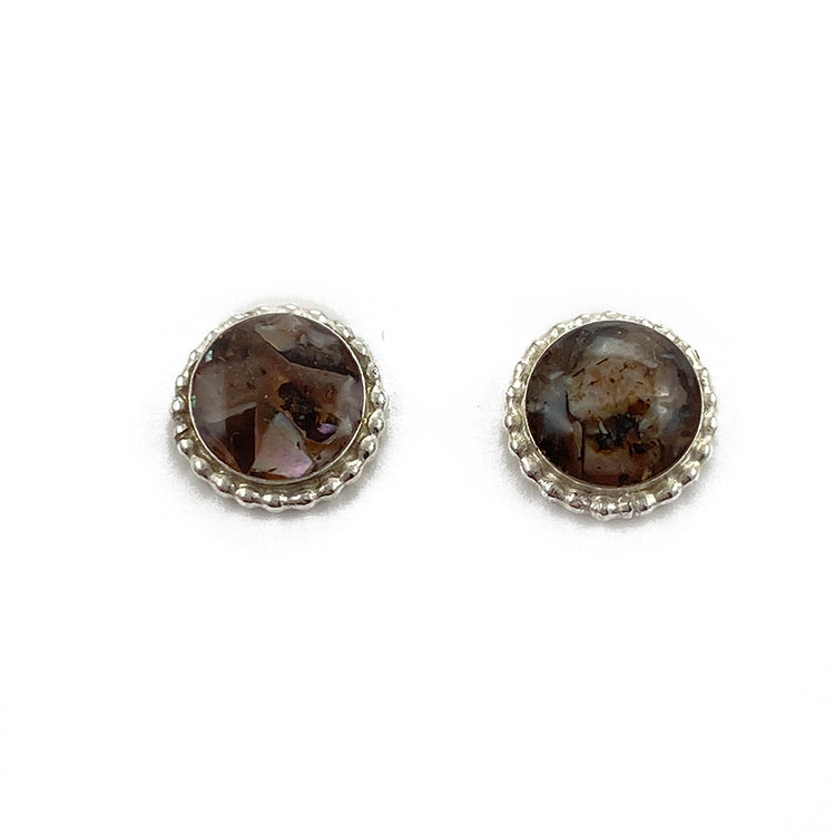 Maine Mussel Shell Post Earrings