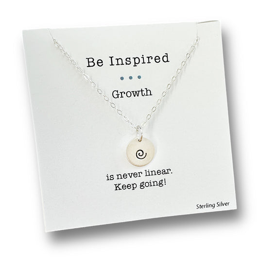 Growth is Never Linear Necklace