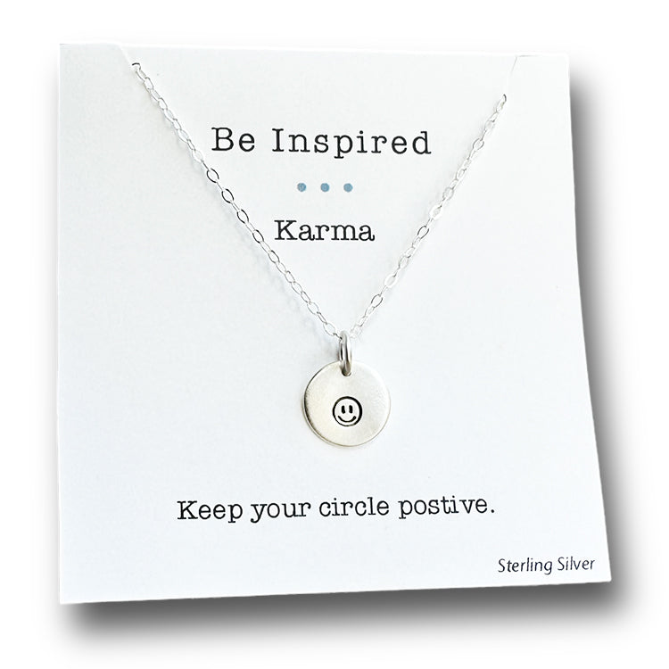 Karma - Happy Face Pendant