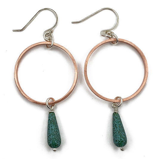 Copper & Turquoise Dangles