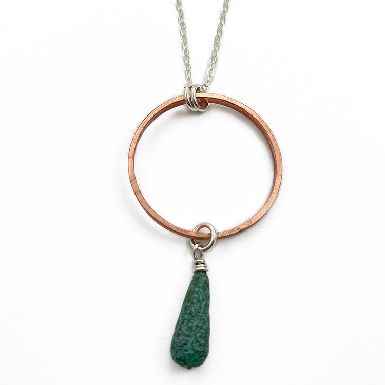 Copper & Turquoise Pendant