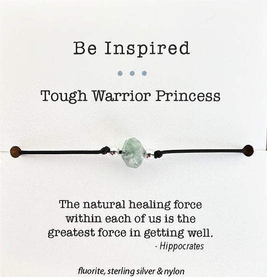 Tough warrior princess cancer support bracelet donation